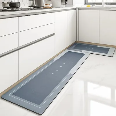 THMINS 120x40cm+60x40cm Kitchen Floor Mats Water Absorbent Best Price