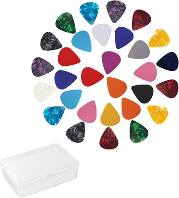 VIRAHYEM Guitar Picks - 30 Plectrums Mixed Colors