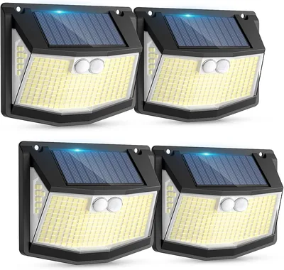 Solar Garden Lights 248 LED Motion Sensor Wall Lights
