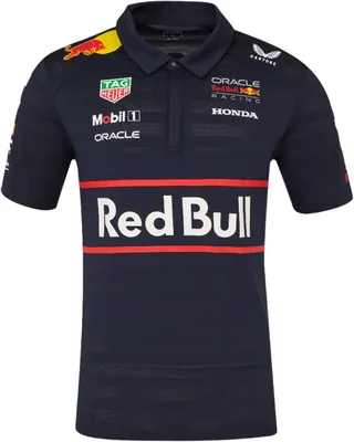 Castore Red Bull Racing F1 Men's 2025 Team Polo Shirt SGD 71.40 | Best Deal