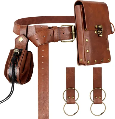 Renaissance Belt Pouch Medieval Costume Set