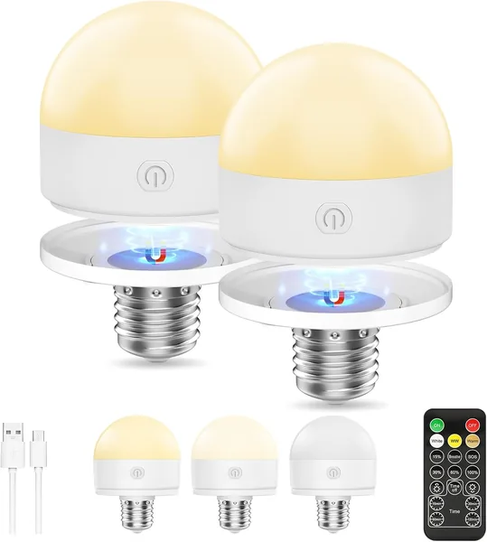 Suright E27 LED Bulb 2 Pack