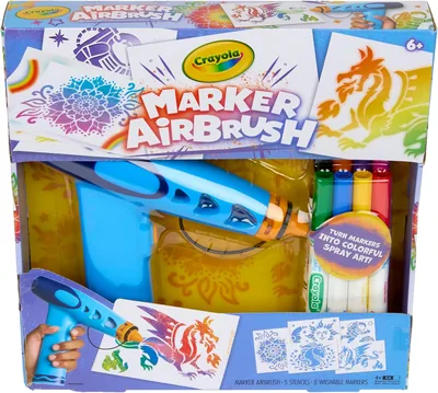Crayola Marker Airbrush Spray Art Kit for Kids