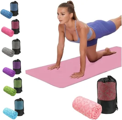 Oaygat Yoga Mat Towel Tie-Die Non Slip Hot Yoga Cover 183x63cm