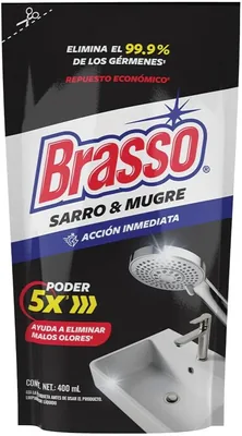 Brasso Limpiador de Baños Anti Sarro y Anti Mugre de 400ml | Acción Inmediata