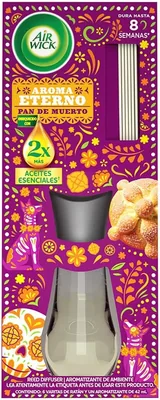 Air Wick Aromatizante Reeds, Pan de Muerto, difusor con aromatizante de 42 ml