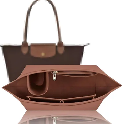 Organisator voor Longchamp Tas, Multi-zakken Felttas Organiser voor Longchamp L, Beste Deal