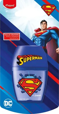 MAPED Superman Shaker 1 Hole Sharpener