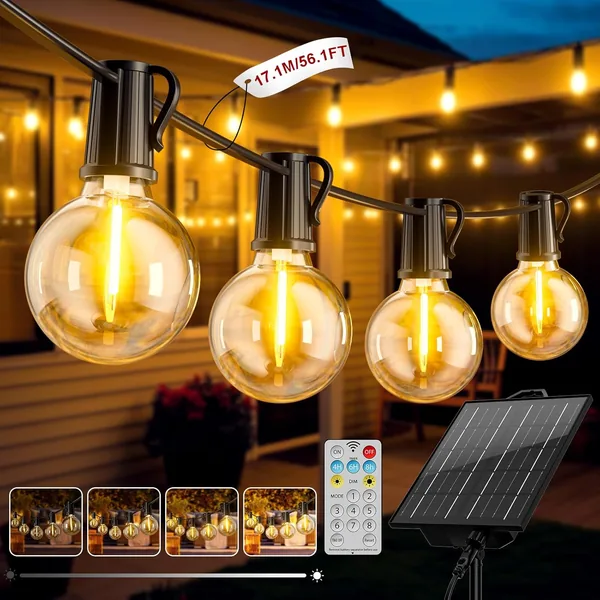 FIFlying Solar Outdoor String Lights