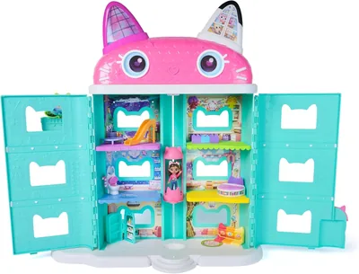 Gabby's Dollhouse Film - Hämndas Hus med Lentikulära Ögon, Personer och Furniture