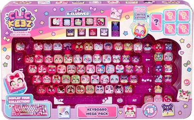 Clickeez Keyboard Mega Pack - 18 Exclusive Characters, Save 6%