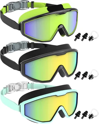 NSSIW Kids Swimming Goggles 3 Pack Best Deal