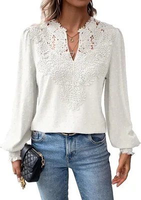 Falechay Long Sleeve Boho Floral Blouses