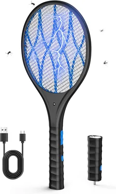 AROEVE Elektrisk Mugg, 4000 V Elektrisk Pouch med USB-ladning, LED-lätta, Detachable Flashlight, 3-lagt Skyddsgit
