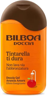 Bilboa Shower Gel Arancia Amara, Tintarella Duratura, Non Lavabile, Effetto Energizzante, Testato Dermatologicamente, 220 - 34% Di Sconto