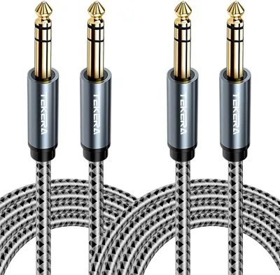 TEKERA Guitar Cable 2-Pack 6.35mm TRS