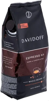DAVIDOFF Espresso 57 Whole Beans - 10/12 Intensity - 1kg | Save 10%