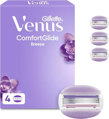 Lames Gillette Venus Comfortglide Breeze para mujeres, Pack de 4 - 28% de descuento