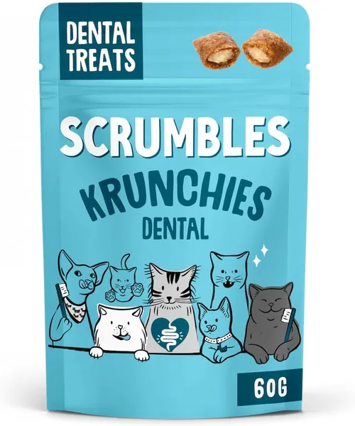Scrumbles Dental Krunchies Cat Treats