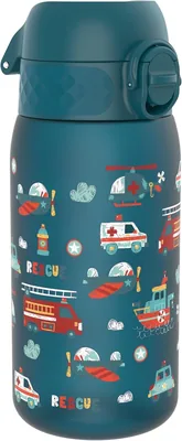 Butelka ION8 dla Dzieci 350 ml/12 oz Szczelna Łatwa do Otwarcia Bezpieczny Zamek Mywalna Bez BPA z Uchwytem