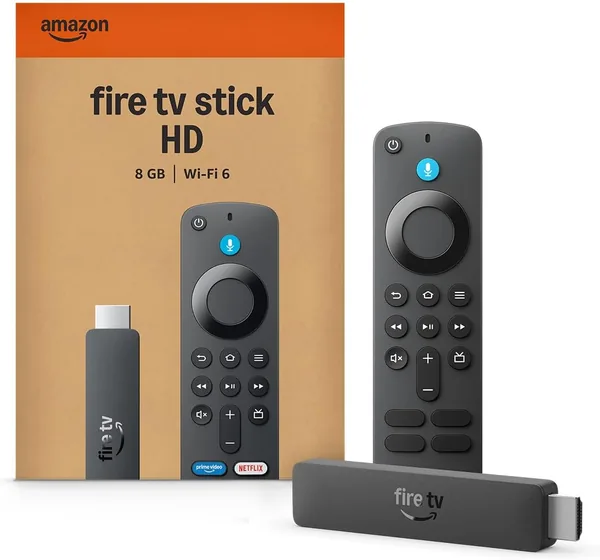Amazon Fire TV Stick HD (modelo mais recente) Controle Remoto por Voz com Alexa