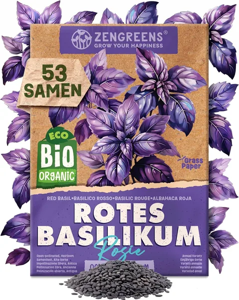 ZenGreens Organic Basil (Rosie) Seeds