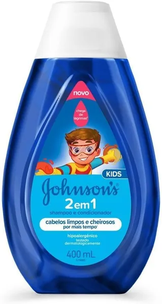 Shampoo e Condicionador Infantil Johnson's 2 em 1, 400ml - Melhor Preço