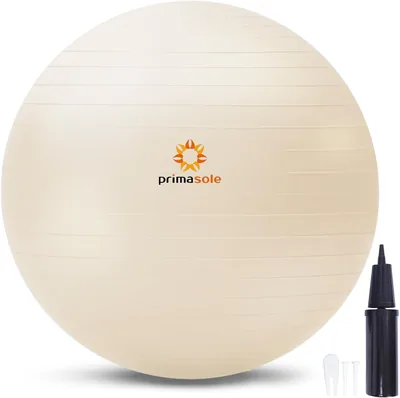 プライマソール バランスボール 17.7インチ（45cm）～29.5インチ（75cm） さまざまなサイズ フィットネス ホームジム用