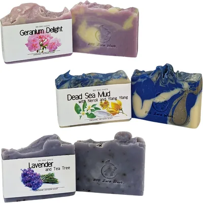 Handmade Vegan Soap Set - Organic Cold Process