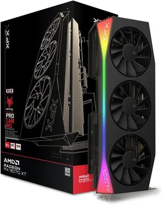 XFX Mercury AMD Radeon RX 9070XT OC Gaming Edition avec RGB 16Go GDDR6, HDMI 3xDP, AMD RDNA 4 (RX-97TRGBBBA) - Meilleure offre