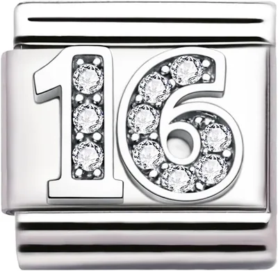 Italian Charm Link Number Birthday Milestones 9mm Bracelet Best Deal