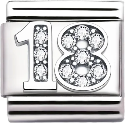 Italian Charm Link Number Birthday Milestones 9mm Bracelet