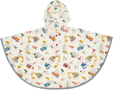 Skater Rain Poncho Raincoat for Children - 22% Off