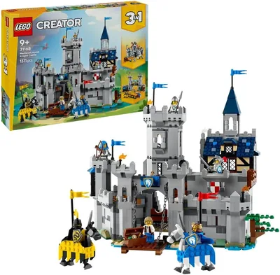 LEGO Creator 3in1 Medieval Horse Knight Castle Playset