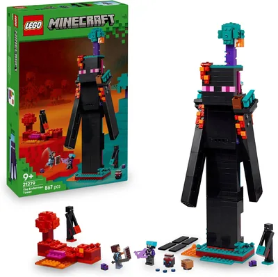 LEGO Minecraft Endermant Torret Konstruktionslego för Barn - 25% Off