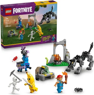 LEGO Fortnite Skórek i Iskra oraz obóz 77075 | Zabawki dla fanów gier