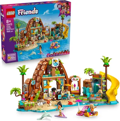 LEGO Friends Holiday Beach Resort Building Set, 42673 Kids' Toy