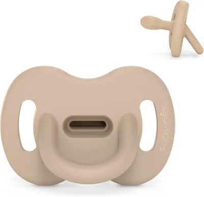 Suavinex - Dummy tout silicone pour nouveau-nés 0/6 mois et nouveau-nés avec pacifier SX Pro réversible ultra doux