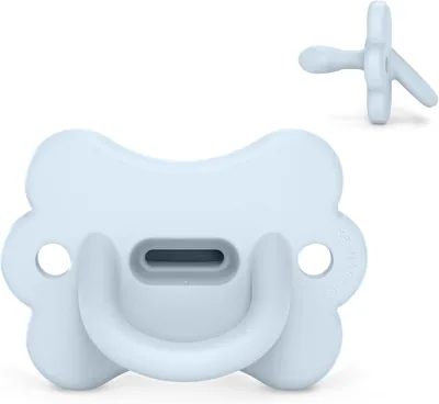 Suavinex, Pacificador de Silicona 100% para Bebés de 0/6 Meses y Nuevos Nacidos, con Forma Fisiológica, Suave y Flexible, Oferta 21% Descuento