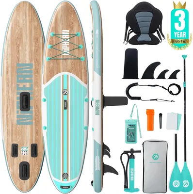Niphean Stand Up Paddling Board mit Sitz (Ultraleicht) SUP Board für Frauen mit +30% Balance StabilTra
