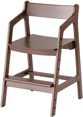 Market JUC-3851 Learning Chair - Adjustable Height Wooden Study Chair for Kids, Brown, Best Deal