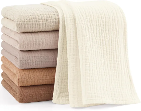 Bearmoss Molleton Decken für Babys - 100 % Baumwolle, weich und atmungsaktiv