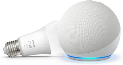 Echo Dot (Newest) + Philips Hue Bulb - 41% Off