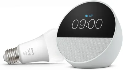 Echo Spot (Newest) 23% Off + Philips Hue Bulb
