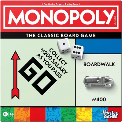 Monopoly Board Game for Kids, Family Fun 2-6 Players