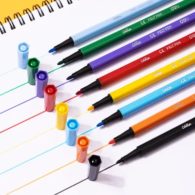 Deli Koki Pen, Hexagonal 12 Colors ZAR 24.85 Best Deal