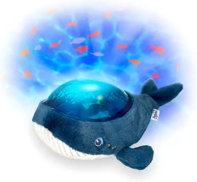 Pabobo Aqua Dream Balein Plush Projecteur de Lumière Douce avec Projection d'Eau, Berceuses et Bruits Blancs - 30% Off