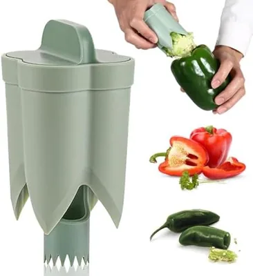 Pepper Seed Corer Remover Tool 2 in 1