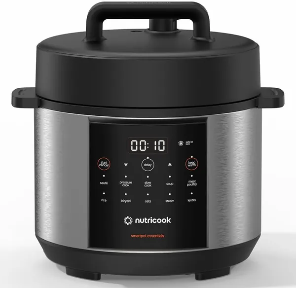 Nutricook Smart Pot Electric Pressure Cooker, 4L Capacity, 900W, 11 Cooking Programs
