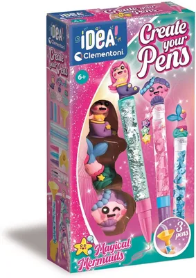 Kit Créatif Magic Mermaids 3 Stylos DIY pour Enfants à partir de 6 ans - Meilleures Affaires